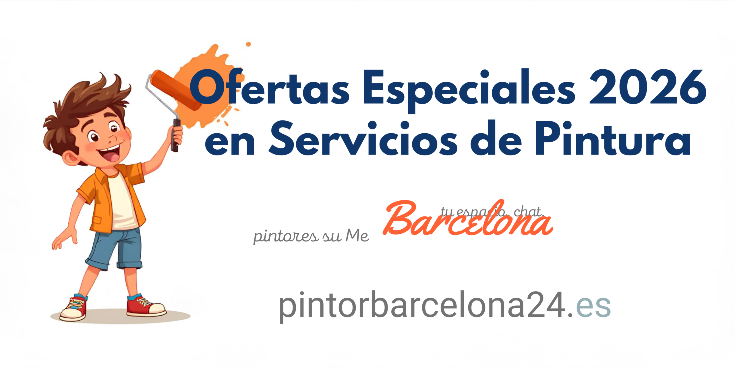 Vibrant Banner with Joyful Painter